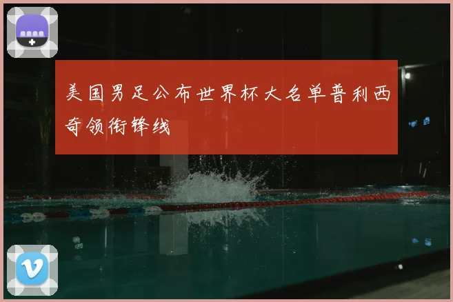 美国男足公布世界杯大名单普利西奇领衔锋线
