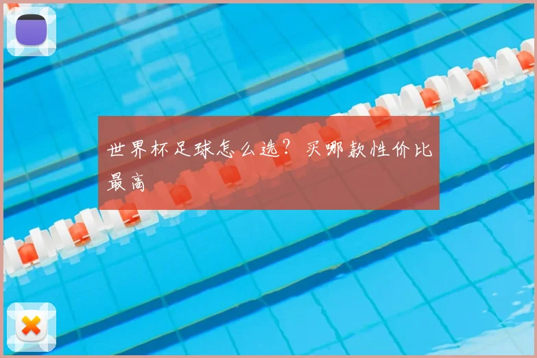 世界杯足球怎么选？买哪款性价比最高